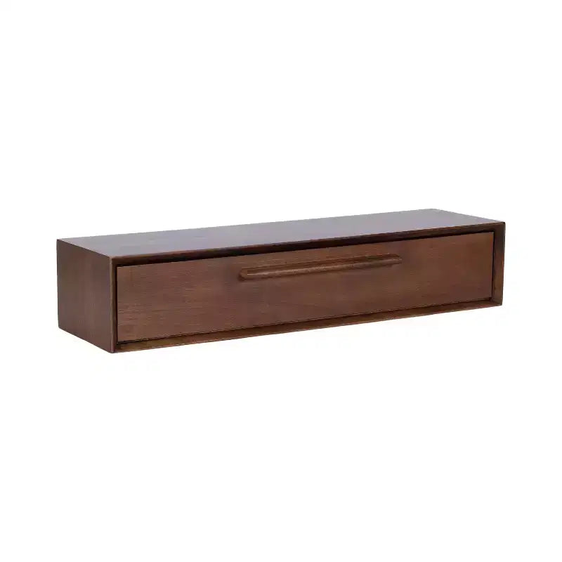 Kate & Laurel All Things Decor 30"x9"x6" McCutcheon Floating Shelf Walnut Brown