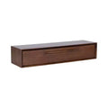 Kate & Laurel All Things Decor 30"x9"x6" McCutcheon Floating Shelf Walnut Brown