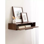 Estante flotante McCutcheon de 30"x9"x6" color Nogal Marrón