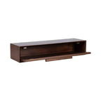 Estante flotante McCutcheon de 30"x9"x6" color Nogal Marrón