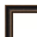 Espejo de pared de madera Villa de 32"x32", bronce aceitado - Cuadrado, moderno, marco de madera