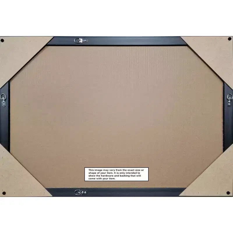 Espejo de pared de madera Villa de 32"x32", bronce aceitado - Cuadrado, moderno, marco de madera