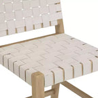 Taburetes de bar de polipiel Cohen Blancos