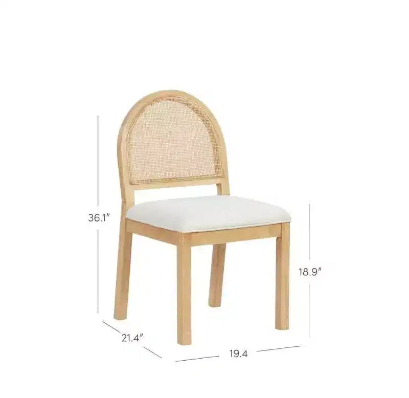 Silla de Comedor Bailey Boucle de Pino Cálido