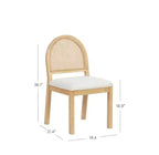 Silla de Comedor Bailey Boucle de Pino Cálido
