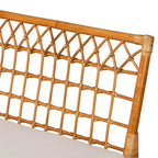 Rincón de comedor Adora Rattan: Estilo bohemio, Asientos acolchados, Mesa de madera de caucho