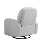Martini Sillón Reclinable Giratorio con Mecedora de Tejido Gris Claro