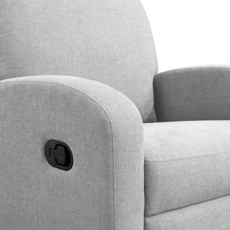 Martini Sillón Reclinable Giratorio con Mecedora de Tejido Gris Claro