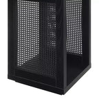 Mesa auxiliar con estante Northfield Admiral Weave en negro/negro
