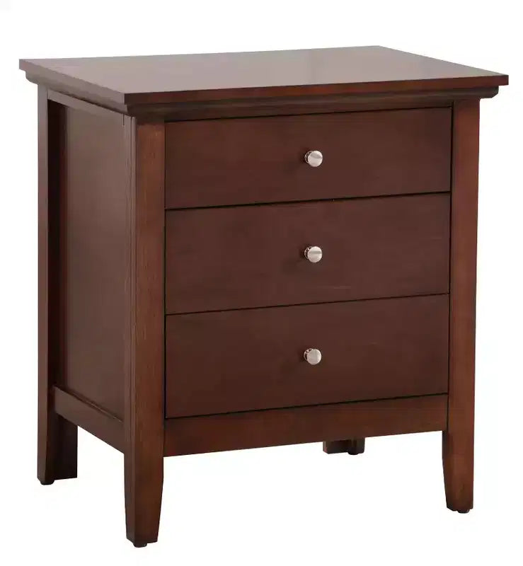 Mesita de noche Hammond de 3 cajones (26 pulg. de alto x 24 pulg. de ancho x 18 pulg. de profundidad)