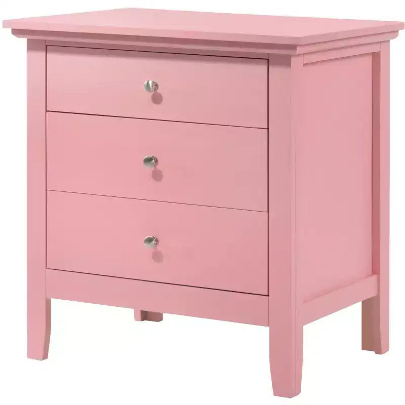 Mesita de noche Hammond de 3 cajones (26 pulg. de alto x 24 pulg. de ancho x 18 pulg. de profundidad)