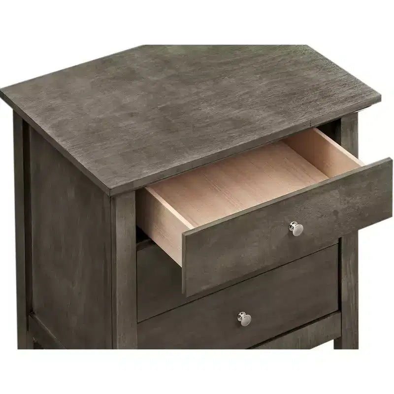Mesita de noche Hammond de 3 cajones (26 pulg. de alto x 24 pulg. de ancho x 18 pulg. de profundidad)