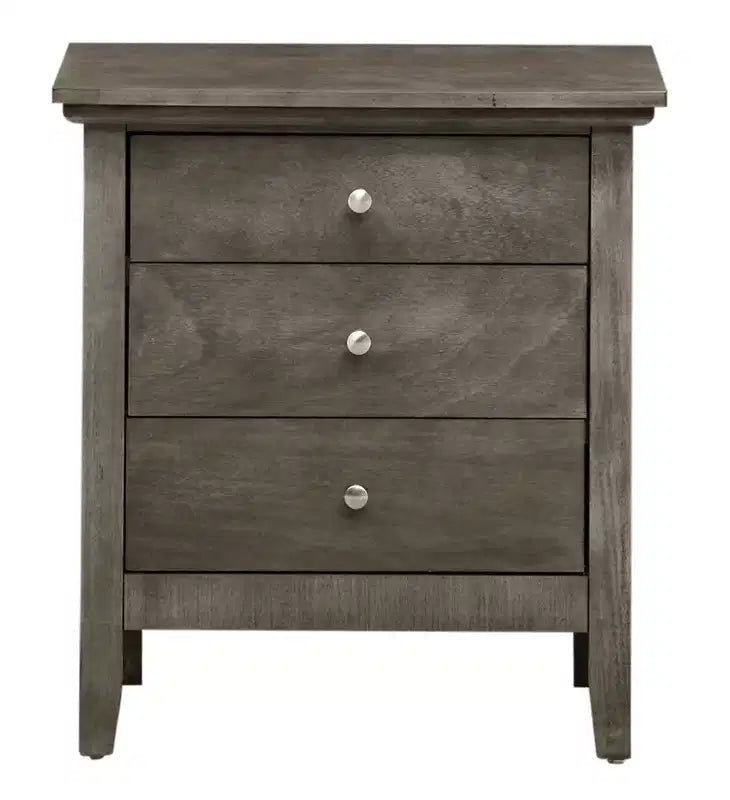 Mesita de noche Hammond de 3 cajones (26 pulg. de alto x 24 pulg. de ancho x 18 pulg. de profundidad)