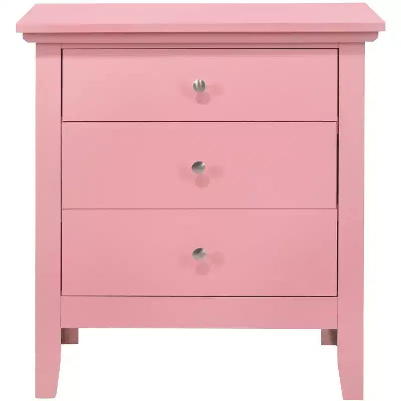 Mesita de noche Hammond de 3 cajones (26 pulg. de alto x 24 pulg. de ancho x 18 pulg. de profundidad)
