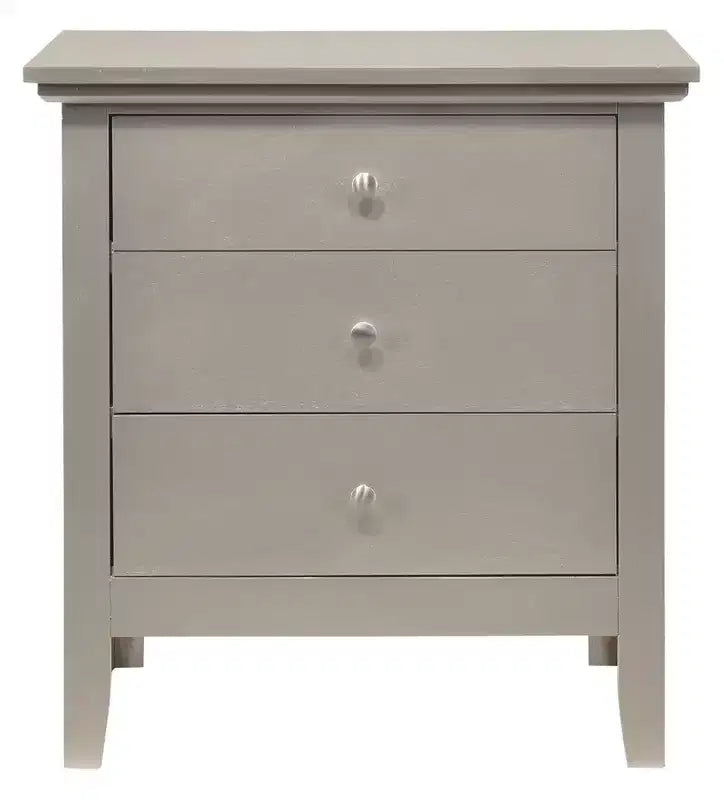 Mesita de noche Hammond de 3 cajones (26 pulg. de alto x 24 pulg. de ancho x 18 pulg. de profundidad)