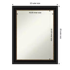 Espejo de pared Manhattan para baño sin bisel