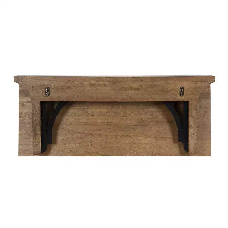 Escritorio Corblynd de madera para montar en la pared