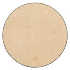 Mesa de cóctel redonda de madera de 30'' con columnas de 30'' y 42''