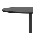 Mesa de cóctel redonda de madera de 30'' con columnas de 30'' y 42''