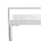 Carrito de bar rectangular de 2 niveles