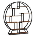 Tribesigns Round Open Book Racks