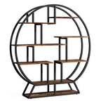 Tribesigns Round Open Book Racks