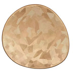 Mesa Auxiliar Ovalada Hera - FOX5521 - Taupe/Negro