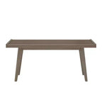 Banco para entrada, banco de madera para pie de cama para dormitorio, pasillo, porche, 41.25