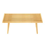Banco para entrada, banco de madera para pie de cama para dormitorio, pasillo, porche, 41.25