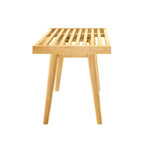 Banco para entrada, banco de madera para pie de cama para dormitorio, pasillo, porche, 41.25