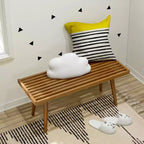 Banco para entrada, banco de madera para pie de cama para dormitorio, pasillo, porche, 41.25