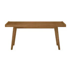 Banco para entrada, banco de madera para pie de cama para dormitorio, pasillo, porche, 41.25