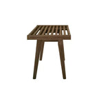 Banco para entrada, banco de madera para pie de cama para dormitorio, pasillo, porche, 41.25
