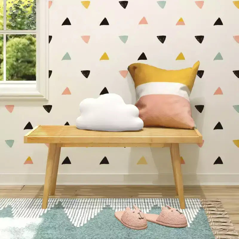 Banco para entrada, banco de madera para pie de cama para dormitorio, pasillo, porche, 41.25