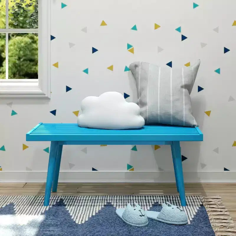 Banco para entrada, banco de madera para pie de cama para dormitorio, pasillo, porche, 41.25