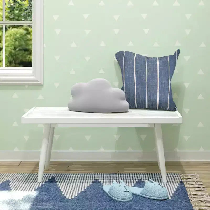 Max & Lily Entryway Bench, Wooden End of Bed Bench for Bedroom, Hallway, Porch, 41.25