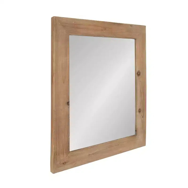 Espejo de pared enmarcado de madera Garvey de 30 x 36