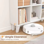 2 estanterías de 9 cubos con 6 estantes extraíbles y patas elevadas para salón, marrón/blanco