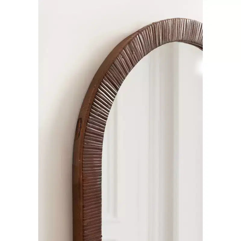 Espejo de pared enmarcado con arco Rahfy de 20x30
