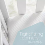 Colchón de cuna y cama infantil de espuma viscoelástica de doble cara con funda de poliéster