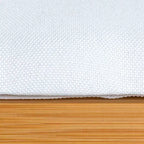 Cesto de Ropa Sucia de Bambú Natural Laminado con Tapa Acolchada y Bolsa de Algodón Removible, Natural