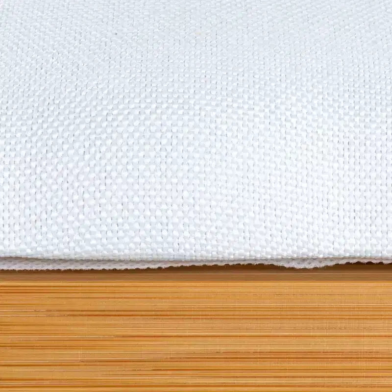 Cesto de Ropa Sucia de Bambú Natural Laminado con Tapa Acolchada y Bolsa de Algodón Removible, Natural